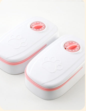 2-in-1 Gravity Food Feeder & Water Dispenser