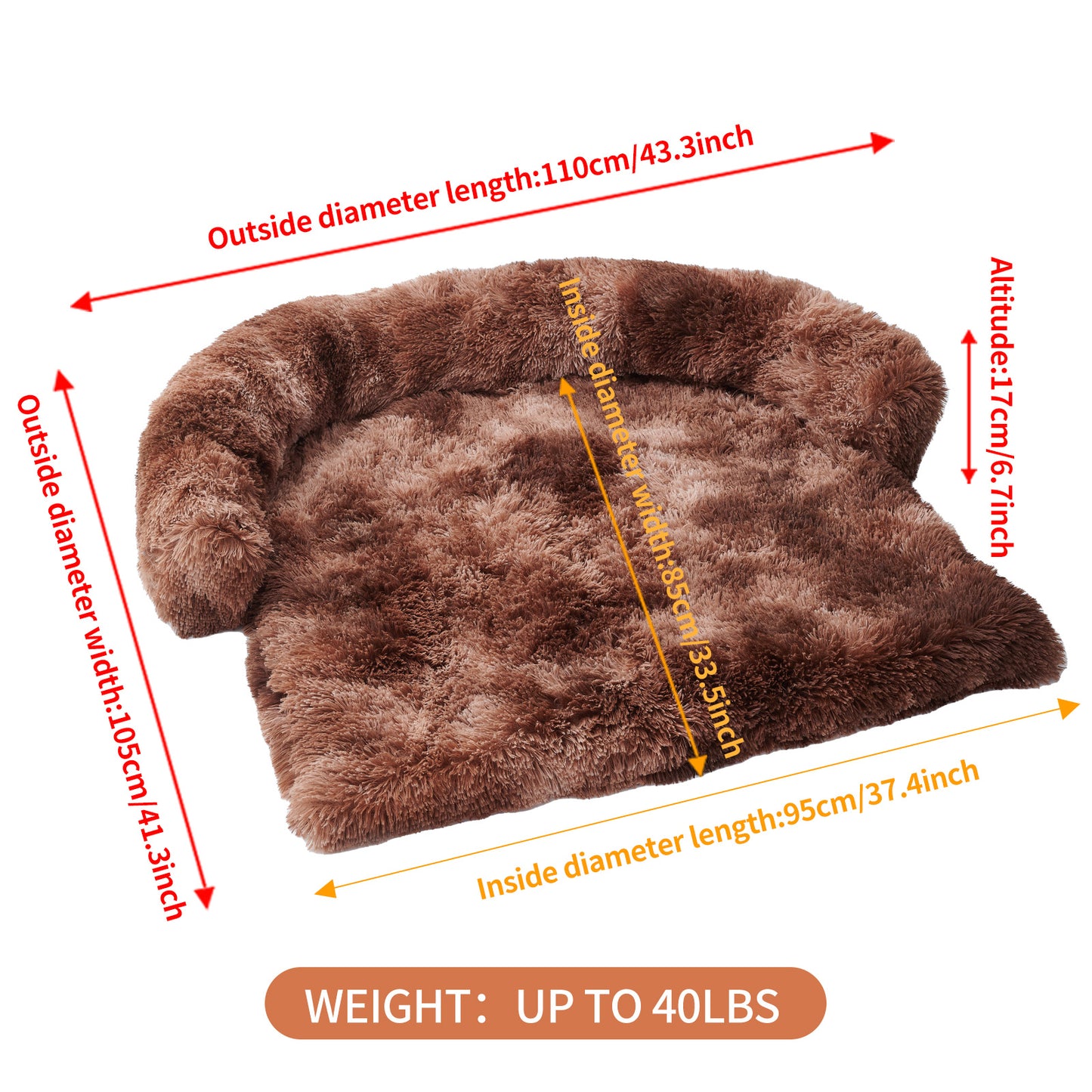 Non-Slip Dog Bed Mat for Couch